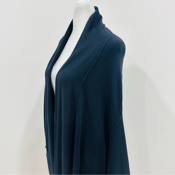 ATHLETA Cocoon Wrap Open Cardigan Nirvana Black Women’s Oversized Size L/XL - Picture 5 of 11